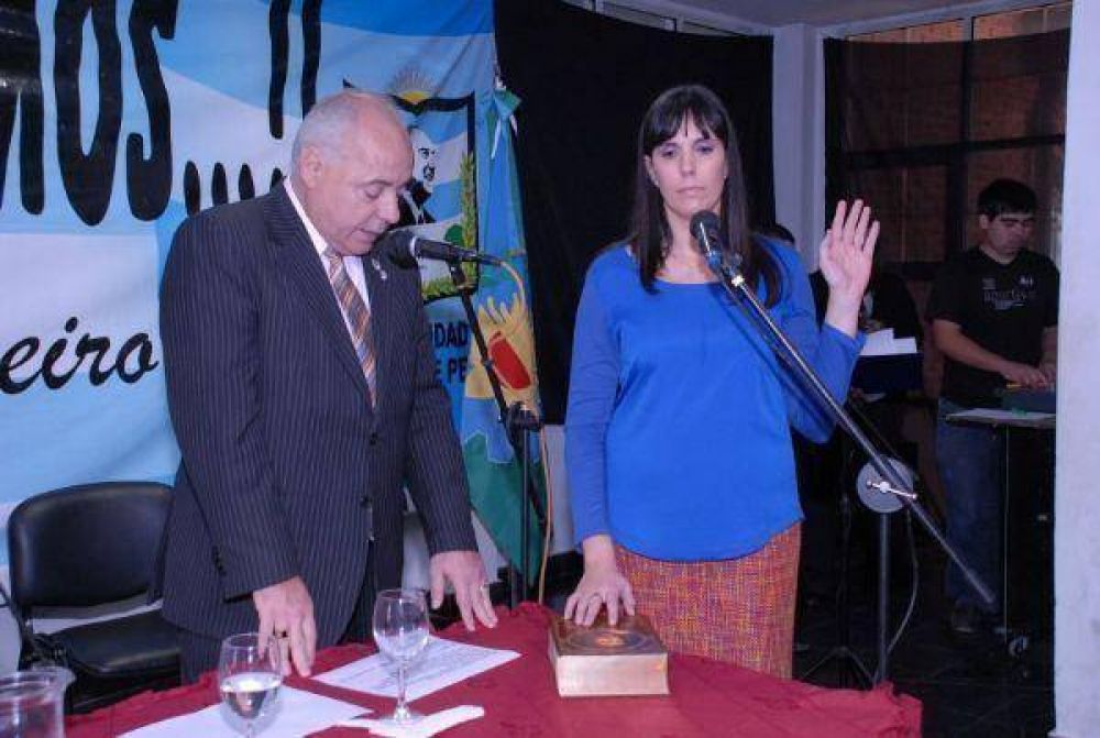 Regueiro tom� juramento a nueva secretaria de Planificaci�n Estrat�gica y Medio Ambiente