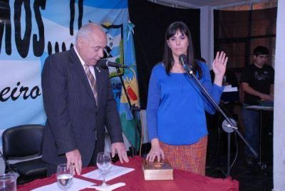 Regueiro tom� juramento a nueva secretaria de Planificaci�n Estrat�gica y Medio Ambiente