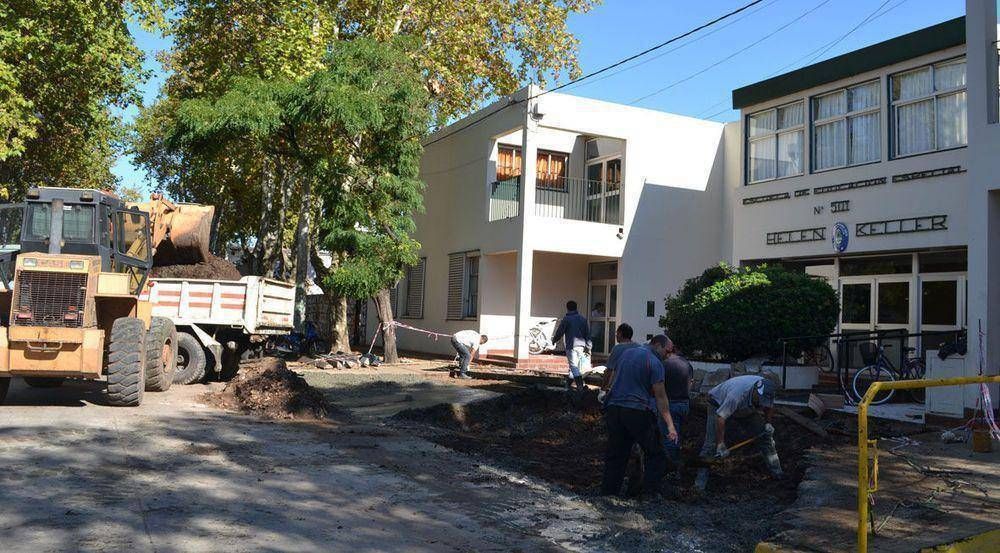 Avanza la construcci�n de una d�rsena en la Escuela Especial N� 501