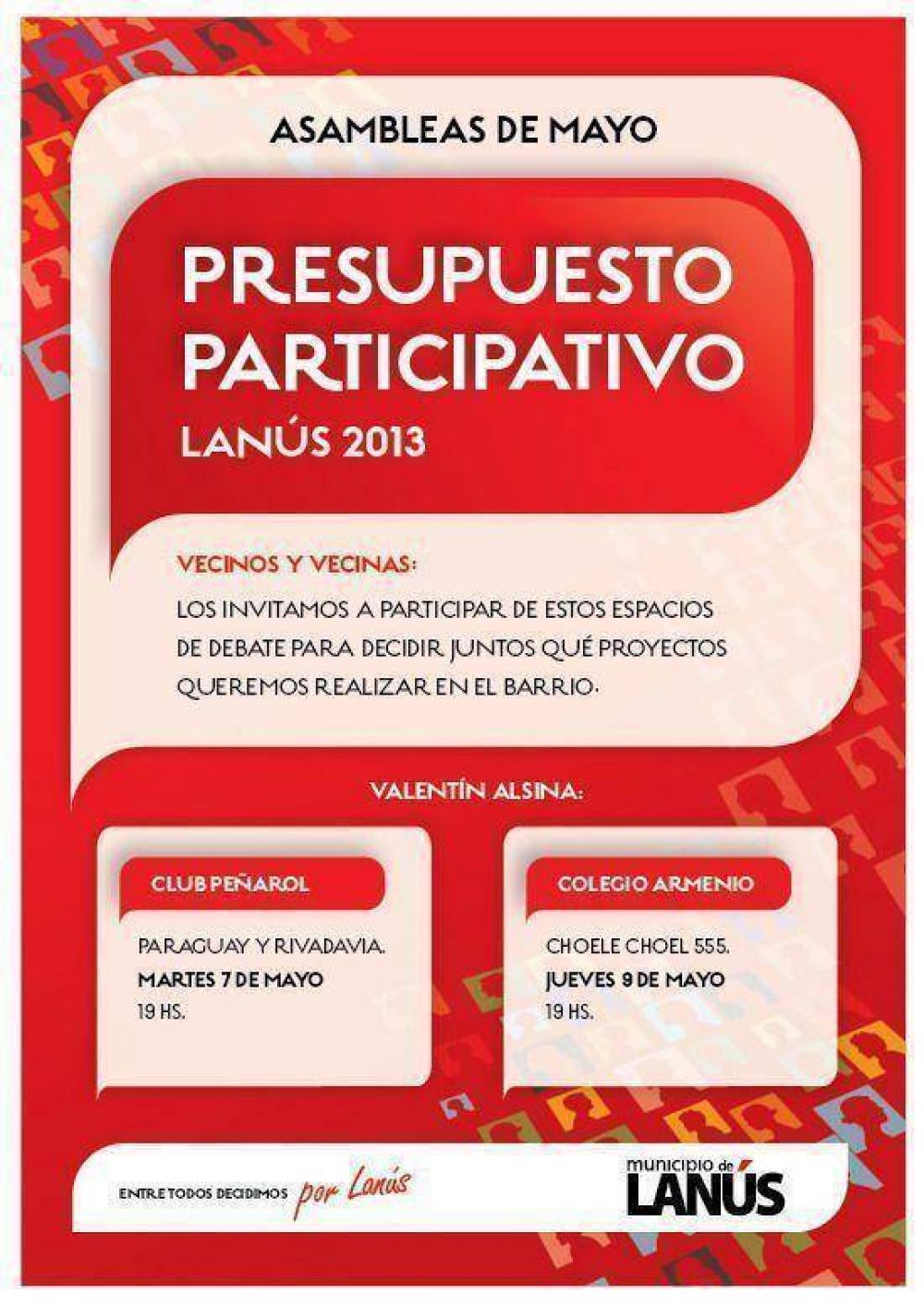 Lan�s: nuevas asambleas barriales