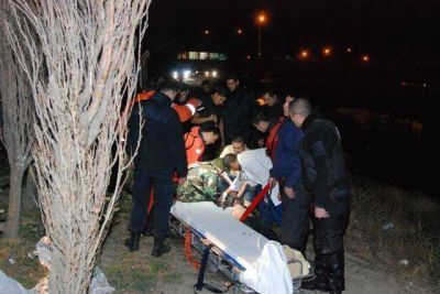 Una ni�a se encuentra grave al caer a una laguna