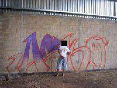Aseguran que no se sancionan las pintadas en la calle