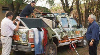 Allanamientos, un detenido y secuestro de elementos, por asalto a una estancia de Alberti 