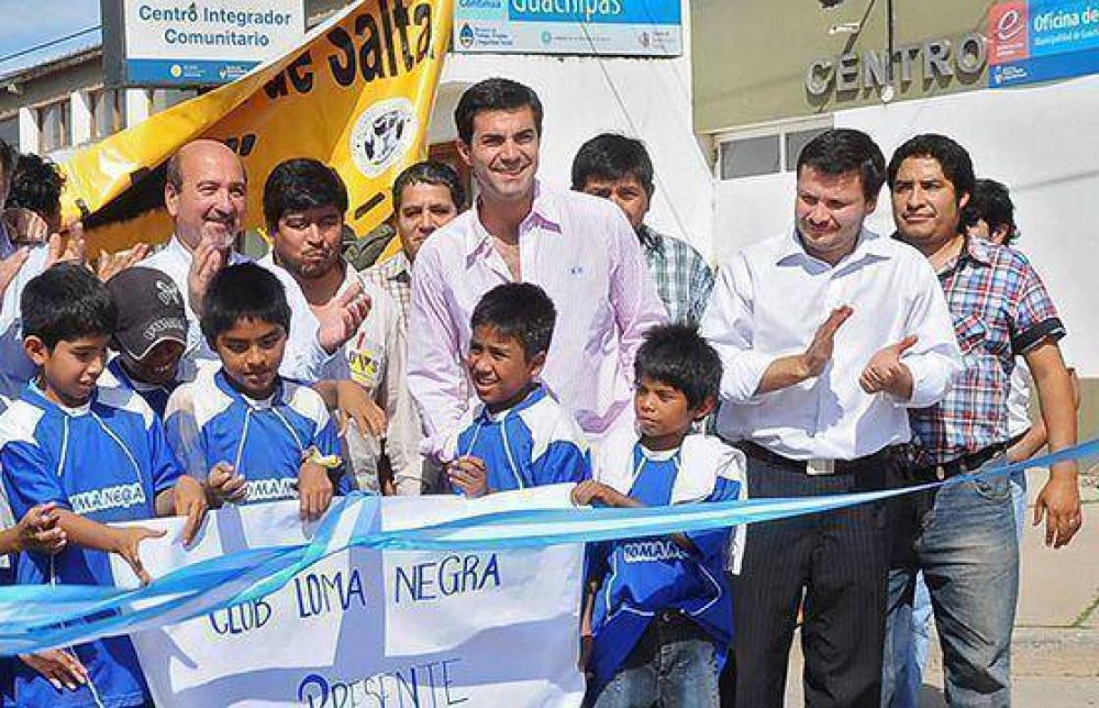 Urtubey inaugur� la repavimentaci�n de la ruta provincial 6