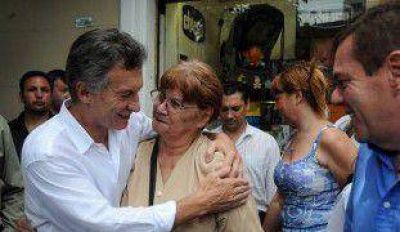 Macri va de campa�a a Tandil