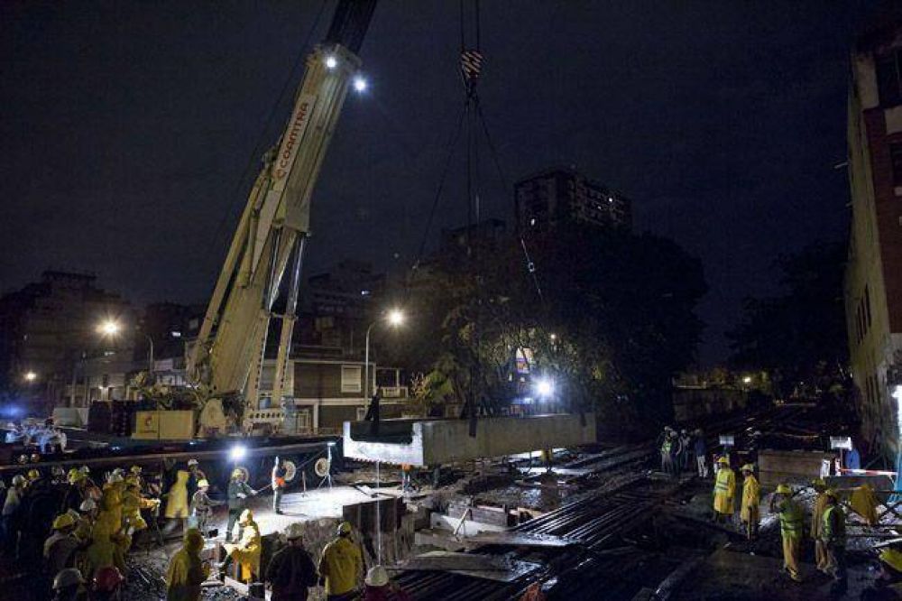 Avanzan las obras de los Pasos Bajo Nivel en Villa Urquiza