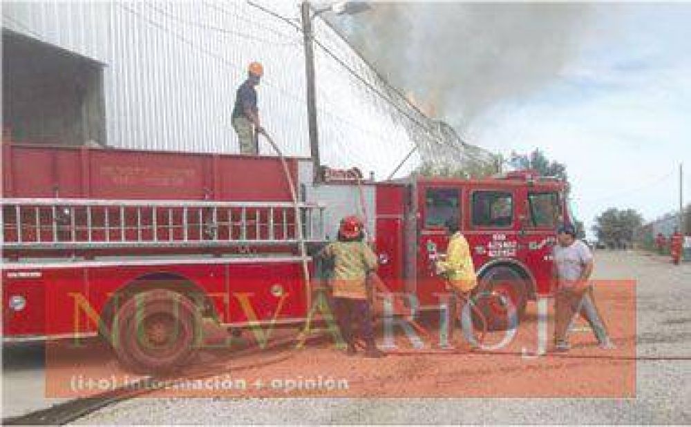 Destacaron el trabajo de �reas para sofocar el incendio