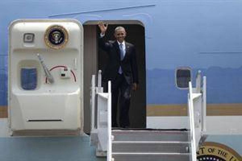 Barack Obama lleg� a M�xico para impulsar el comercio