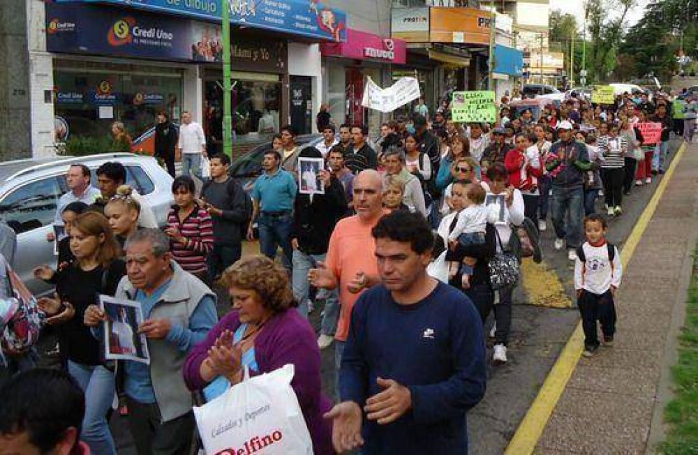 Vecinos se manifestaron contra la inseguridad