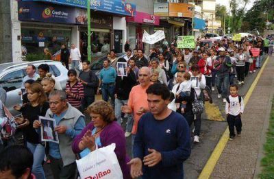 Vecinos se manifestaron contra la inseguridad