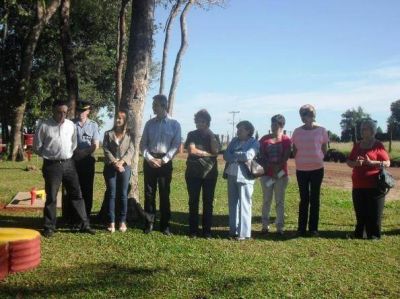 Inauguraron plaza saludable en Alberdi