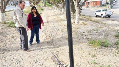 En el barrio La Floresta se robaron los cables de la luminaria p�blica