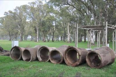 Canalizan sectores del Parque Borchex para un mejor drenaje y prevenir inundaciones