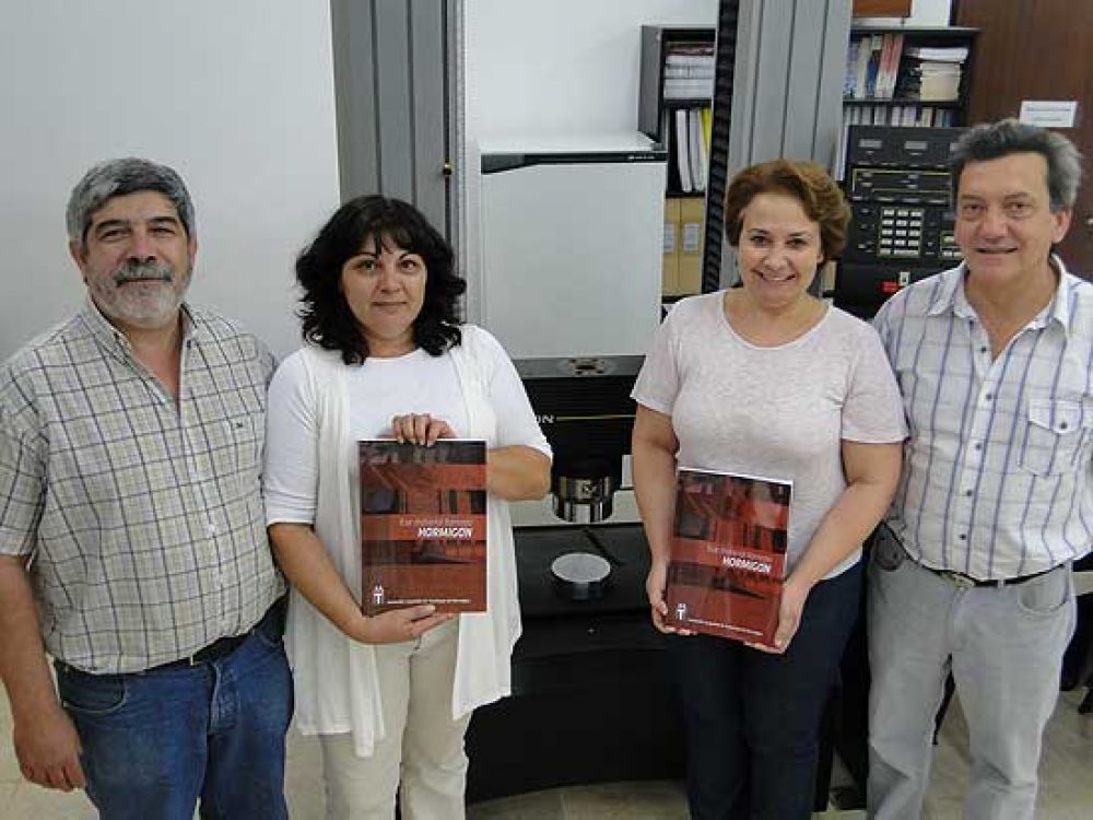 Aportes de docentes locales en libro nacional sobre hormigones
