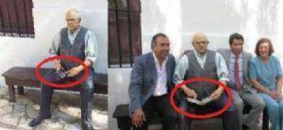 Destrozaron la estatua del m�ximo pr�cer sanjuanino, frente a su casa natal