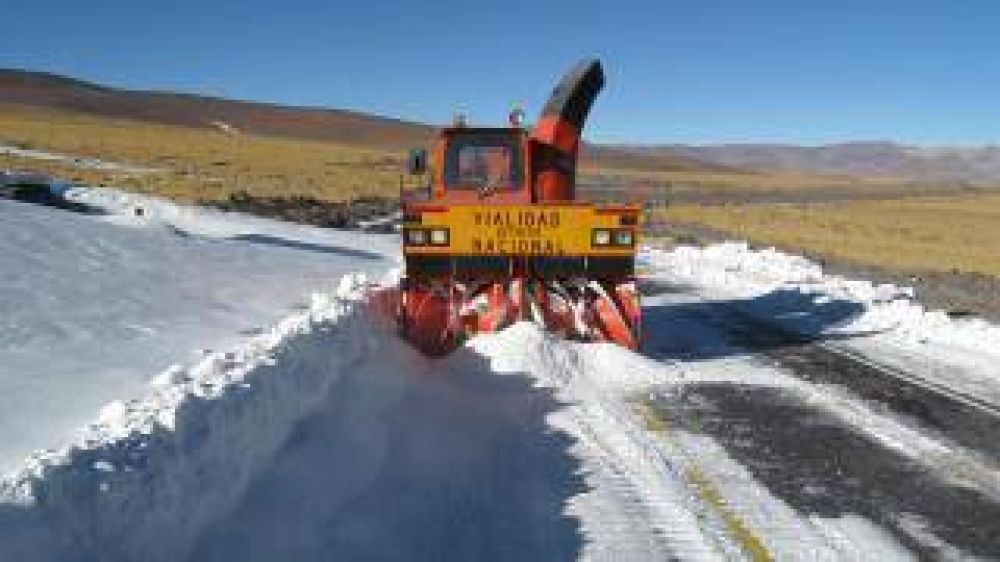Vialidad Nacional se apresta para el invierno en el Paso de San Francisco