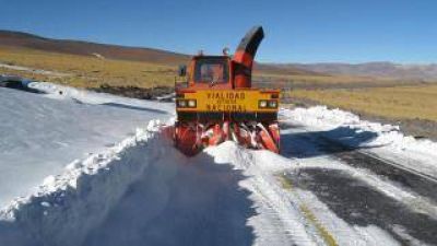 Vialidad Nacional se apresta para el invierno en el Paso de San Francisco