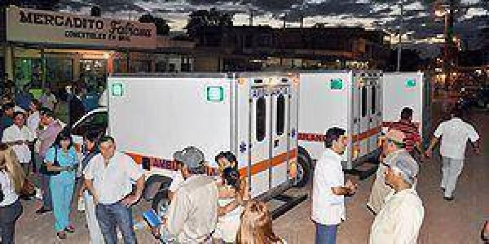 En el oeste destacan el valor de la entrega de ambulancias