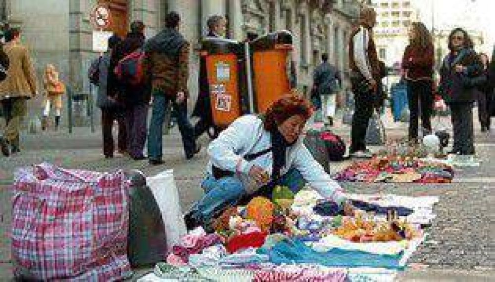 La venta callejera en la Ciudad cay� un 7 por ciento