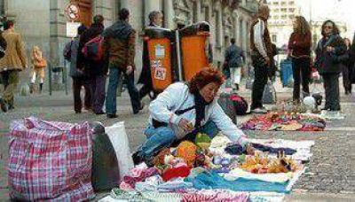 La venta callejera en la Ciudad cay� un 7 por ciento