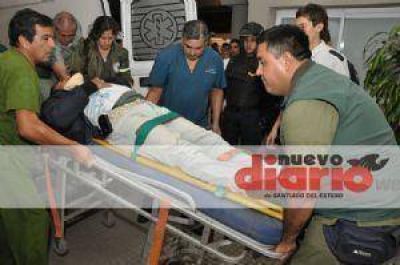 Subcomisario grave tras chocar con un animal en Santa Catalina