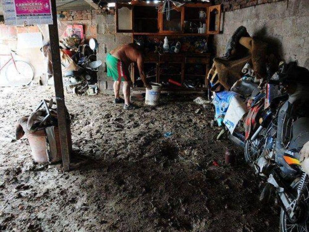 Inundados del Arenales piden 40.000 pesos de resarcimiento