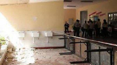 Opositores reclaman informes por el derrumbe en una escuela