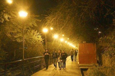 Realizaron trabajos de repotenciaci�n del alumbrado en el acceso al �caracol�