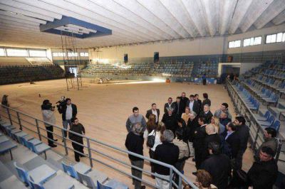 Avanzan las obras en el Palacio de los Deportes