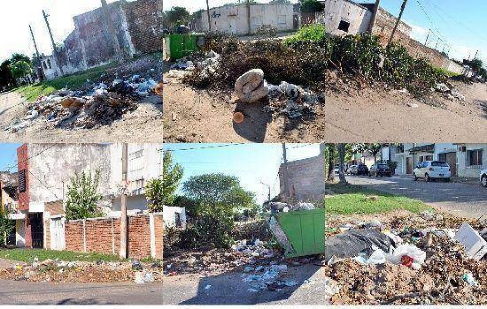 La otra ciudad de Corrientes donde persiste la basura en los barrios