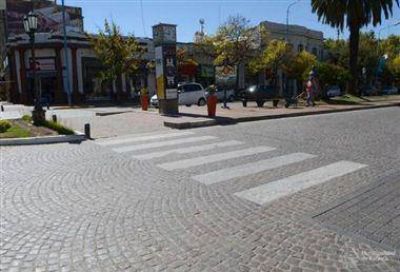 Adoquinado: sigue la obra sobre Av. Santa Fe