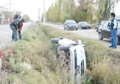 Volc� y termin� en el canal de la Circunvalaci�n 