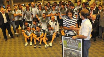 Talleres festej� el ascenso en Mundo D y brind� con todos los hinchas