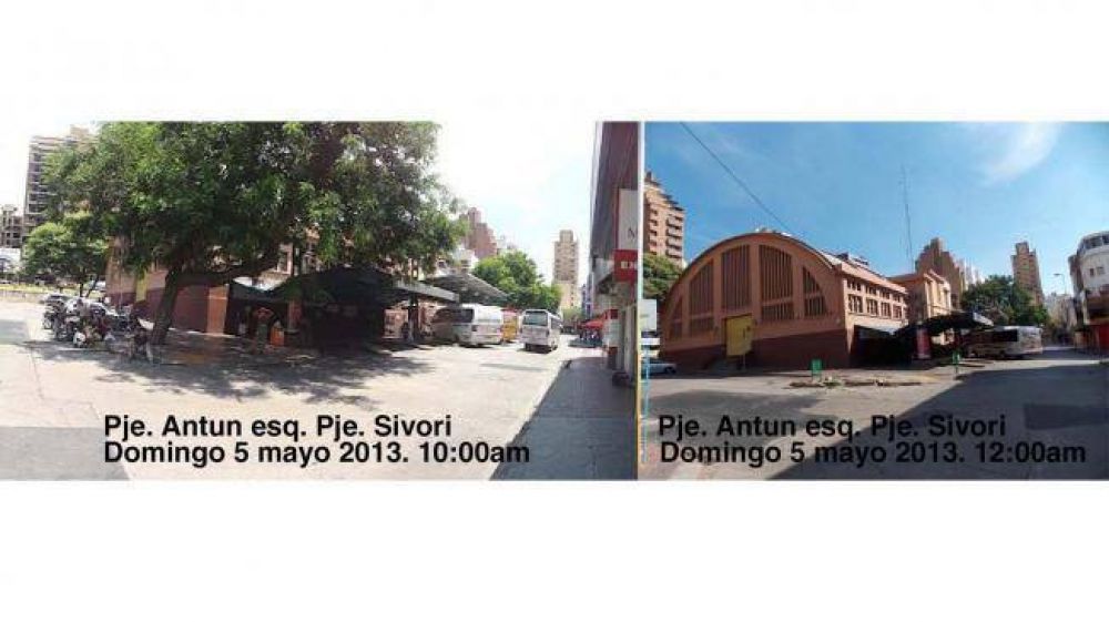 Denuncian tala de �rboles en el Mercado Sud