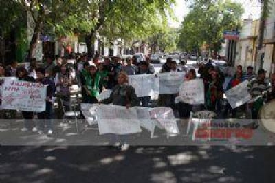 Protesta de la subsecretar�a de Agricultura Familiar ocasion� caos vehicular