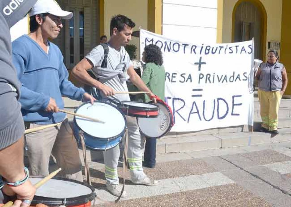 Nueva parada de los monotributistas