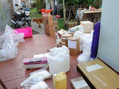 Cae una banda que controlaba una cocina y un laboratorio de coca�na