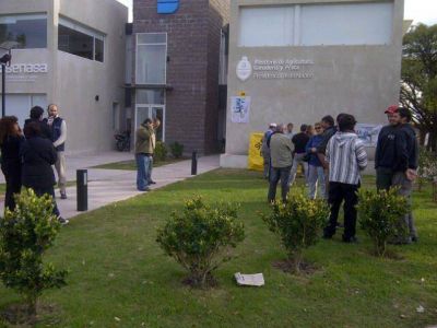 Jornada de protesta de los trabajadores del Ministerio de Agricultura, Ganader�a y Pesca de la Naci�n