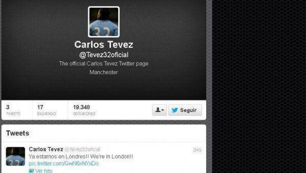 Tevez Llego A Twitter Y Escribe En Ingles