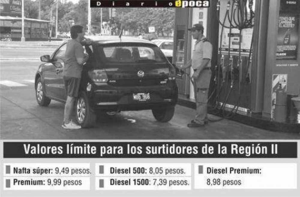 Combustibles: oficializan precios �topes� para toda la regi�n NEA