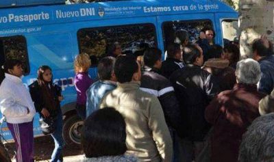 Lunes, martes y miercoles, la combi de los DNI estar� en el barrio Hospital