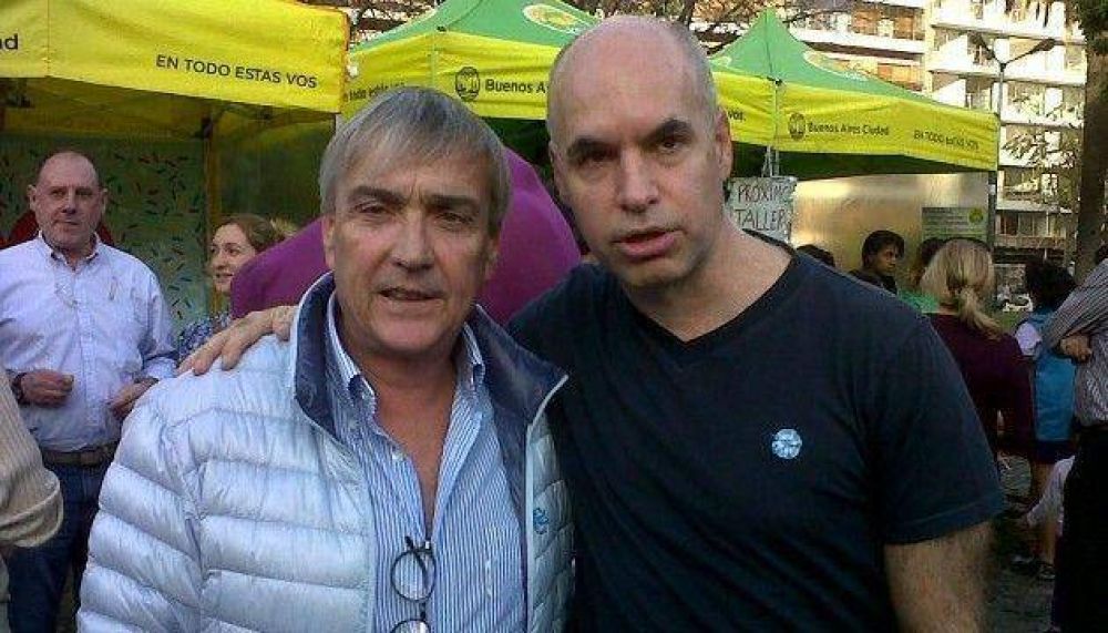 Rodr�guez Larreta y �lvaro Gonz�lez, en una jornada solidaria