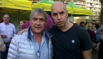 Rodr�guez Larreta y �lvaro Gonz�lez, en una jornada solidaria