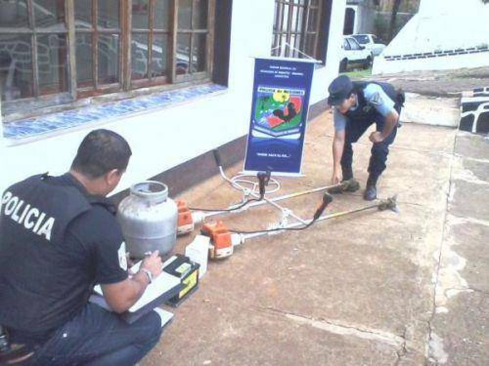 Cuatro menores involucrados en el robo a herramientas del corral�n municipal