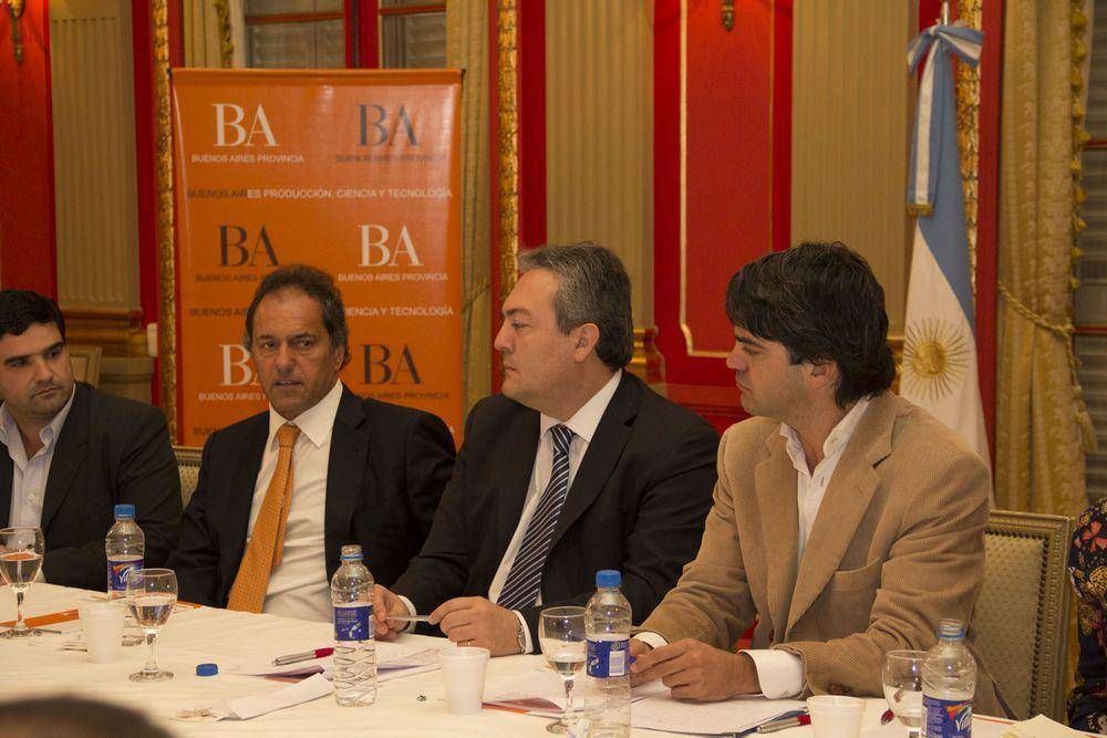 L�pez Mancinelli se reuni� con Scioli y el Ministro Breitenstein en La Plata