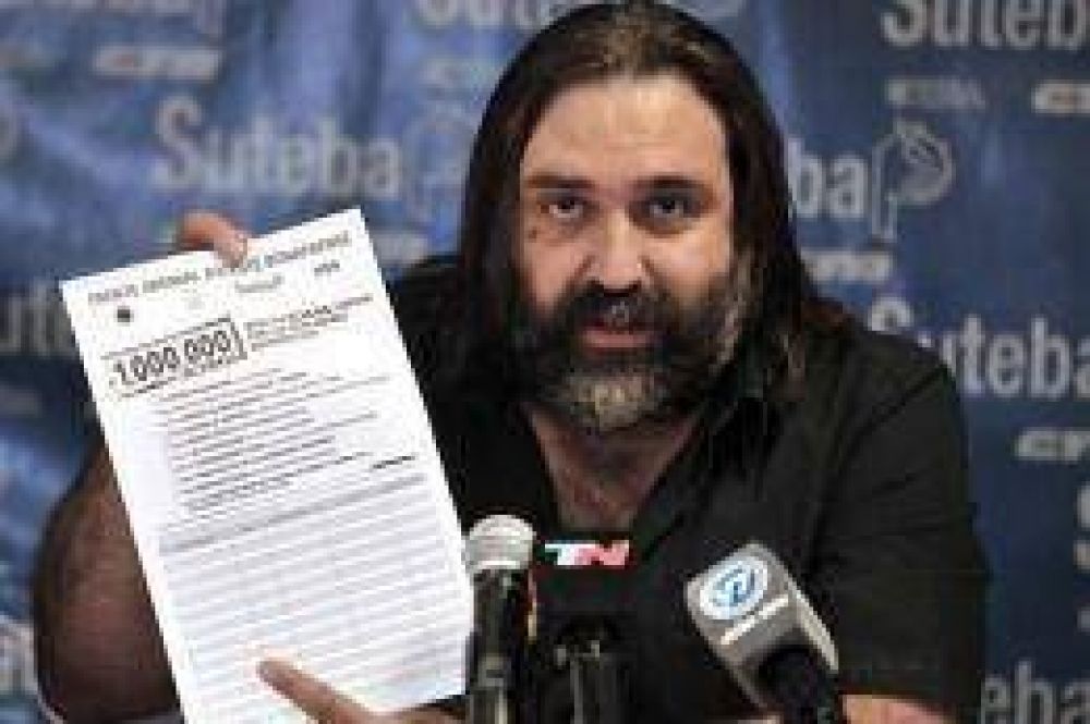 Baradel: "De no tener una propuesta superadora, volveremos a las medidas de acci�n"