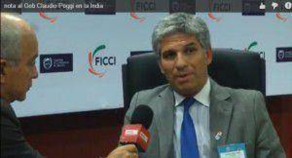 Poggi: �Estamos dando el puntapi� inicial en la India�
