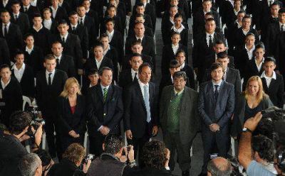 Scioli encabez� apertura de ciclo lectivo policial en Tres de Febrero