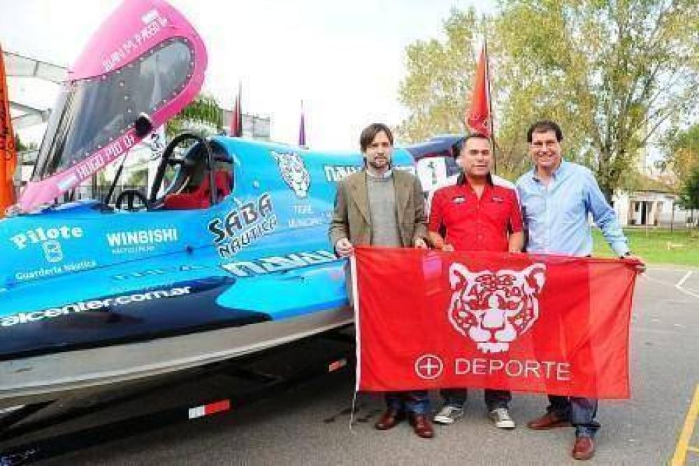 Entregan un apoyo econ�mico a un deportista de Tigre