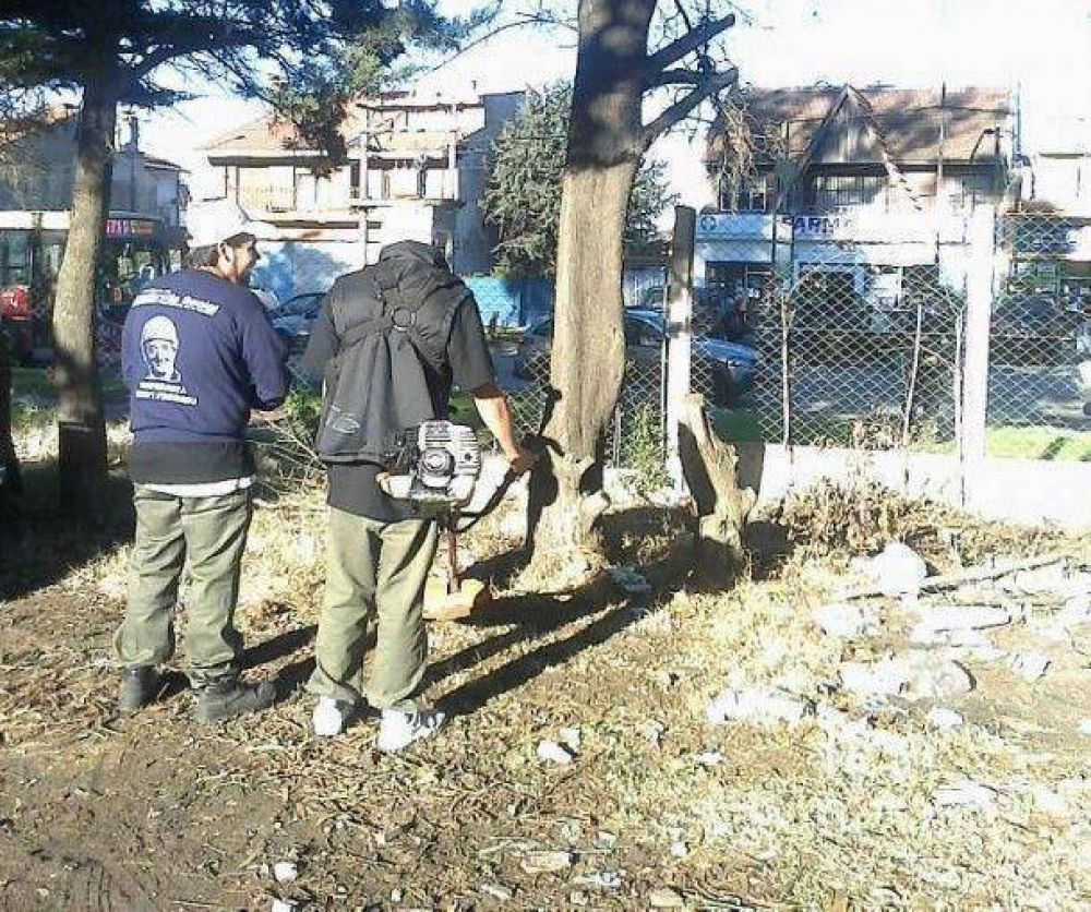 Una cooperativa realiza tareas de limpieza en el Interzonal
